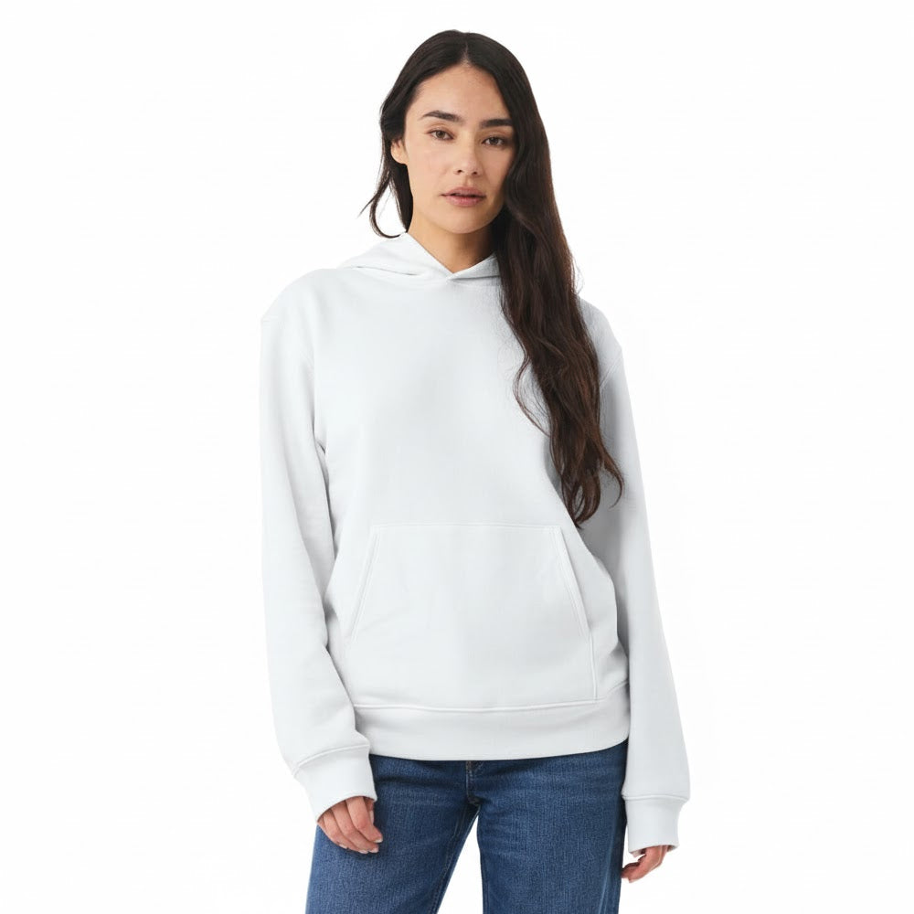 White - Side - Bella + Canvas Unisex Adult Heavyweight Hoodie