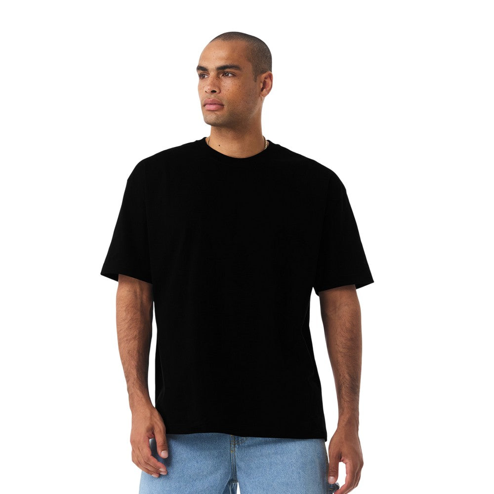 Black - Side - Bella + Canvas Unisex Adult Heavyweight Short-Sleeved T-Shirt