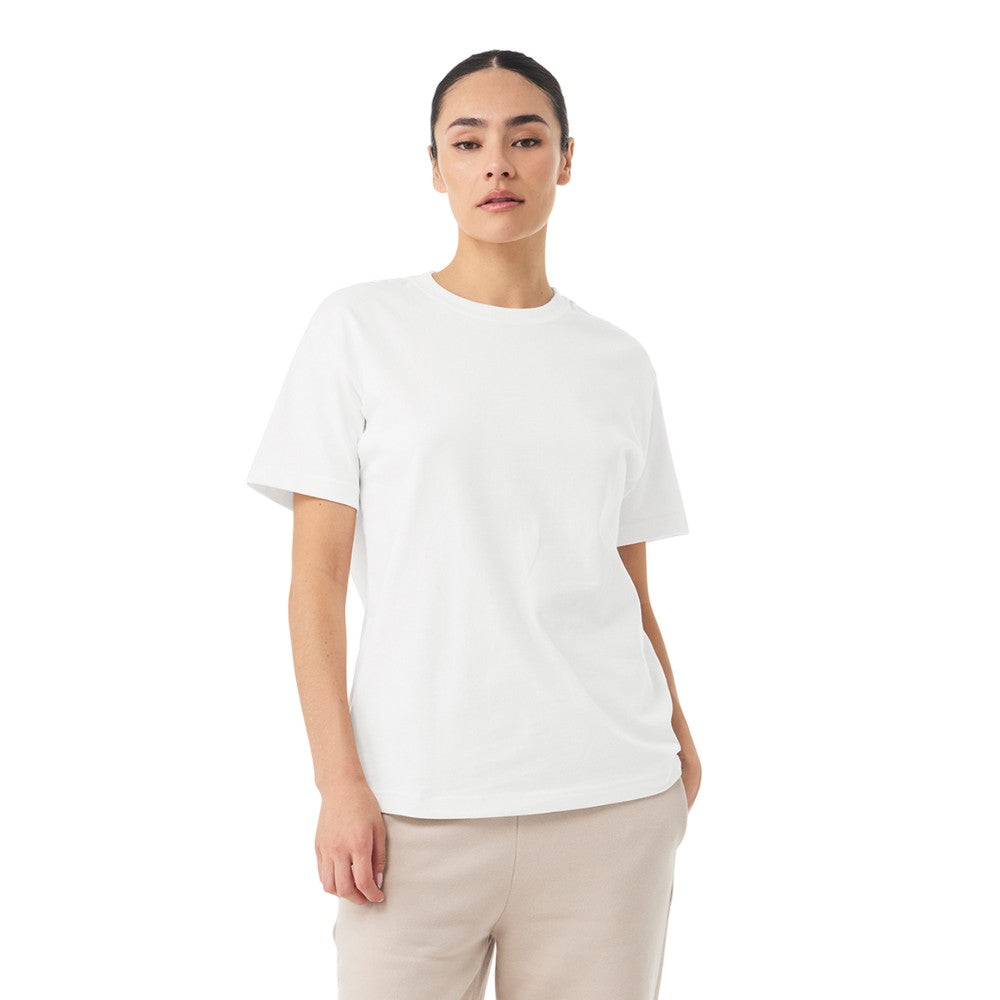 White - Side - Bella + Canvas Unisex Adult Heavyweight Short-Sleeved T-Shirt