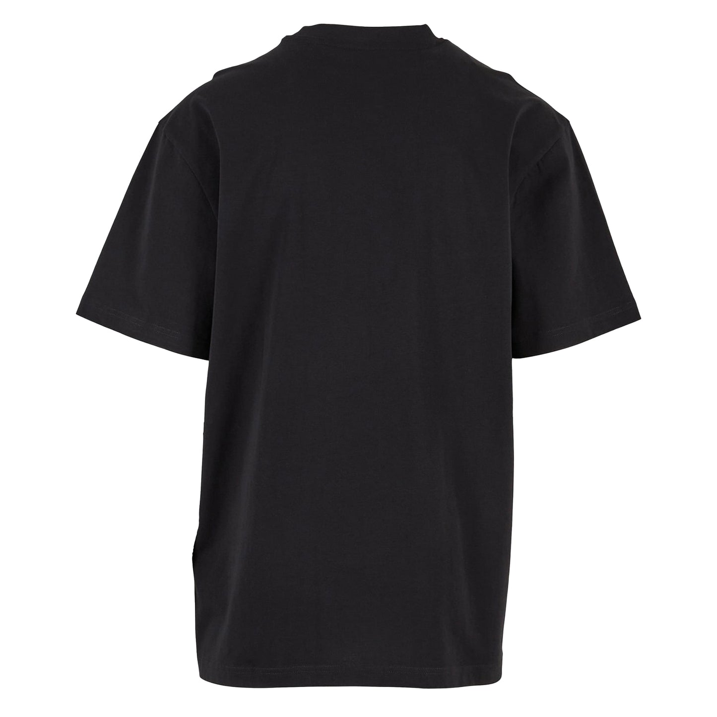 Black - Back - Build Your Brand Mens Cotton T-Shirt