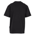 Black - Back - Build Your Brand Mens Cotton T-Shirt