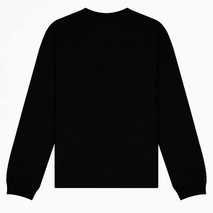 Black - Back - Bella + Canvas Unisex Adult Heavyweight Long-Sleeved T-Shirt