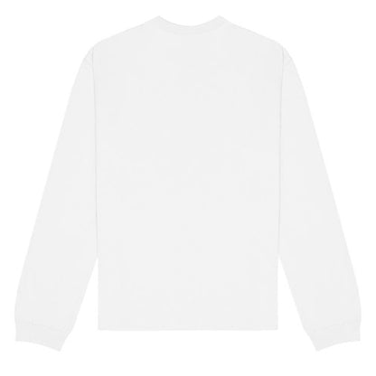 White - Back - Bella + Canvas Unisex Adult Heavyweight Long-Sleeved T-Shirt