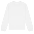 White - Front - Bella + Canvas Unisex Adult Heavyweight Long-Sleeved T-Shirt
