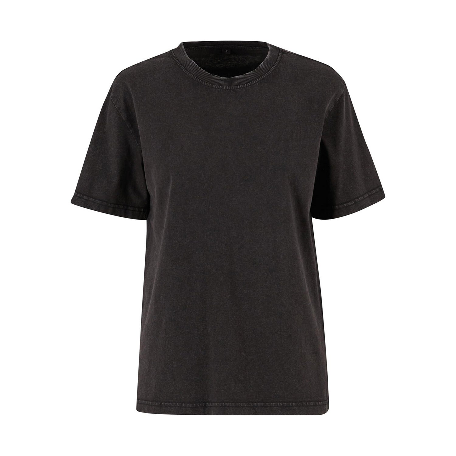 Black - Front - Build Your Brand Womens-Ladies Vintage Everyday T-Shirt