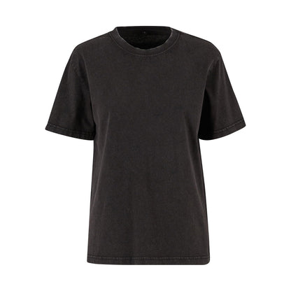 Black - Front - Build Your Brand Womens-Ladies Vintage Everyday T-Shirt