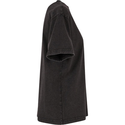 Black - Side - Build Your Brand Womens-Ladies Vintage Everyday T-Shirt