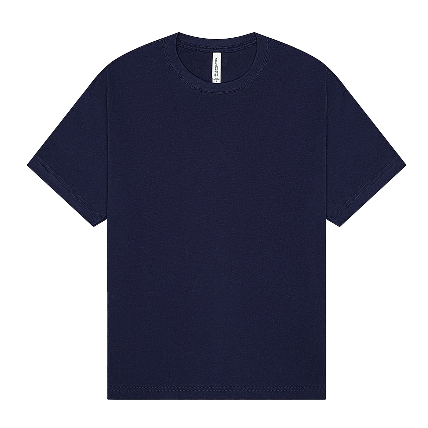Navy - Front - Bella + Canvas Unisex Adult Heavyweight Boxy T-Shirt