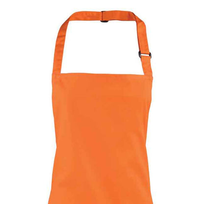 Orange - Back - Premier Colours 2-in-1 Apron - Workwear