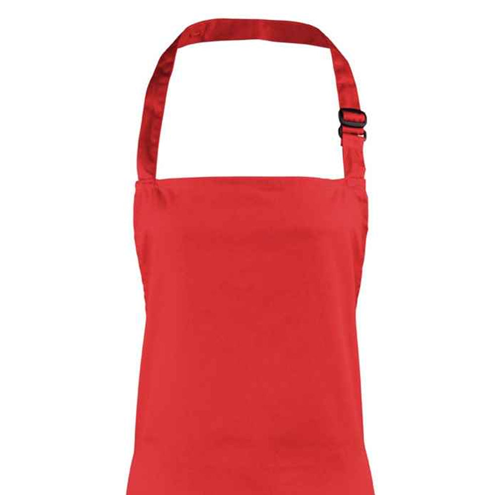 Red - Back - Premier Colours 2-in-1 Apron - Workwear