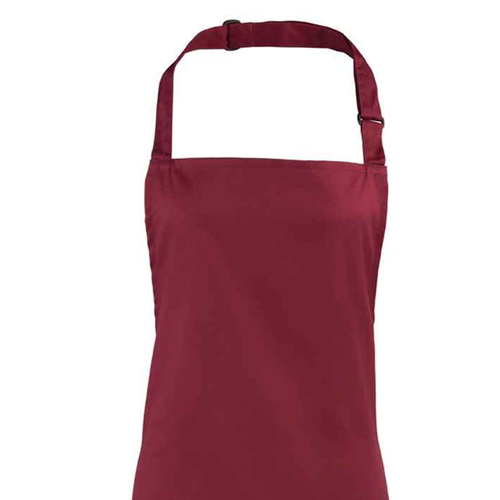 Burgundy - Back - Premier Colours 2-in-1 Apron - Workwear
