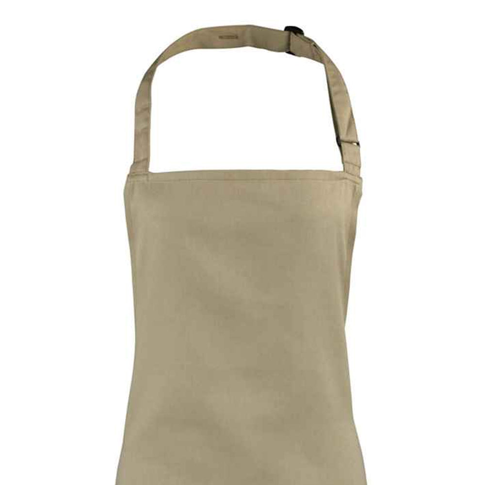 Khaki - Back - Premier Colours 2-in-1 Apron - Workwear