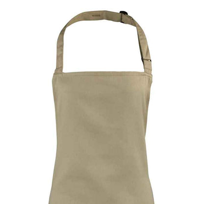 Khaki - Back - Premier Colours 2-in-1 Apron - Workwear