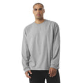 Dark Grey - Front - Bella + Canvas Unisex Adult Heavyweight Boxy Long-Sleeved T-Shirt