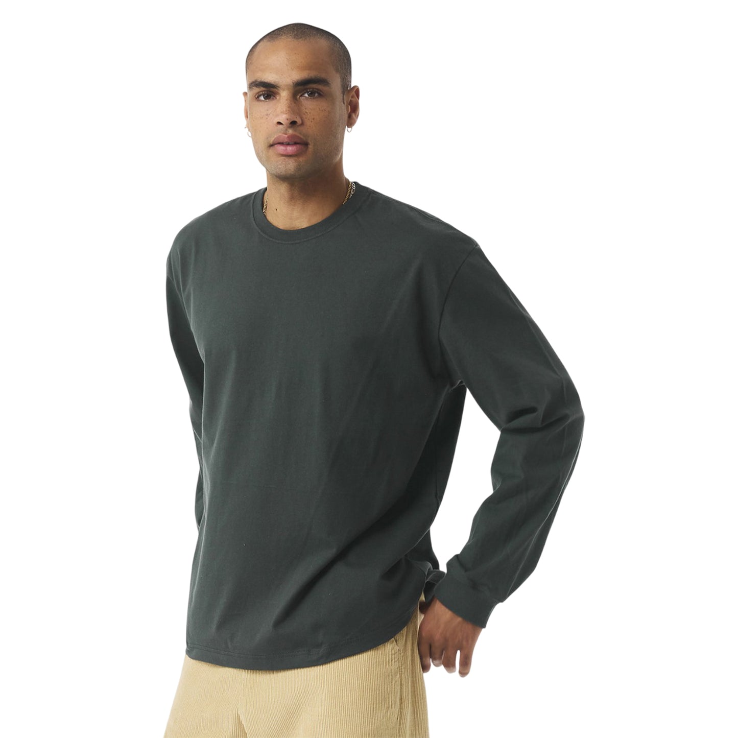 Forest - Lifestyle - Bella + Canvas Unisex Adult Heavyweight Boxy Long-Sleeved T-Shirt