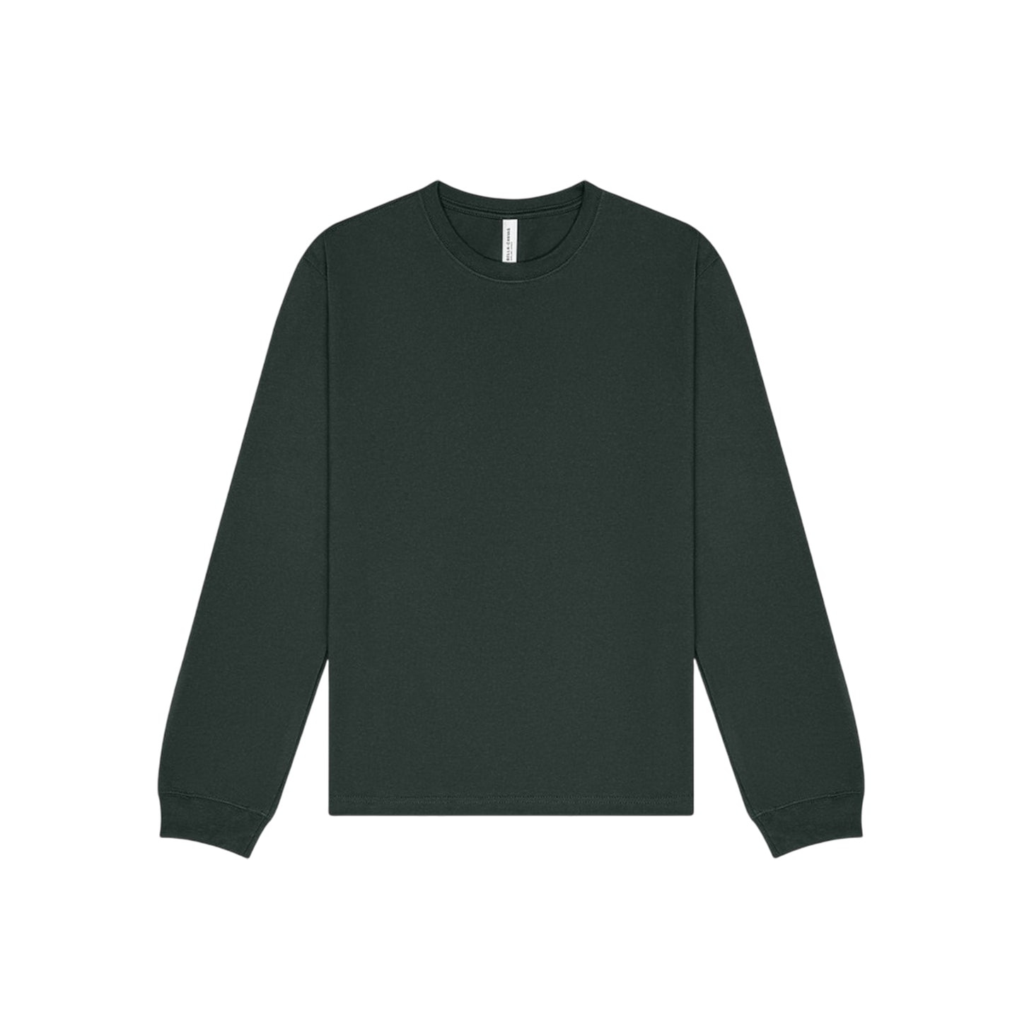 Forest - Front - Bella + Canvas Unisex Adult Heavyweight Boxy Long-Sleeved T-Shirt
