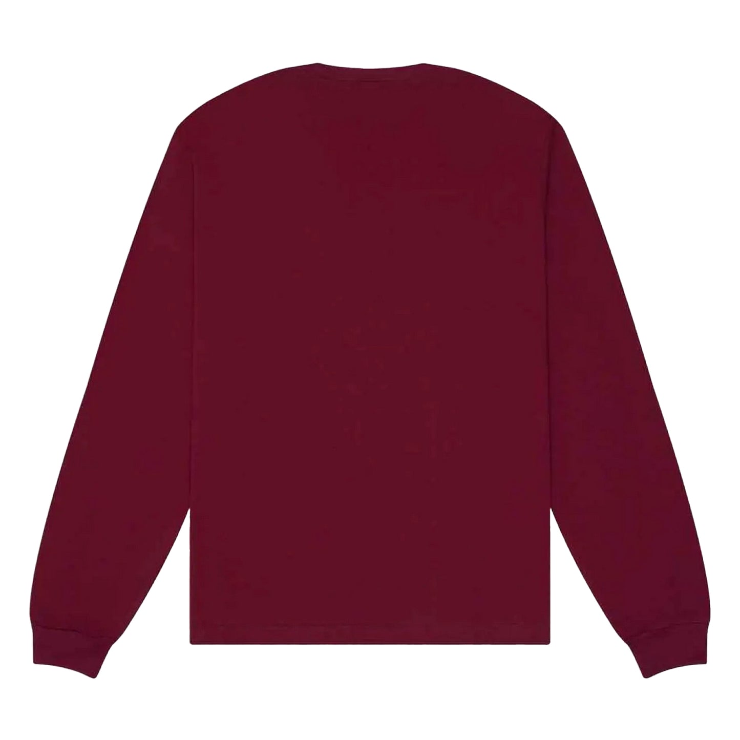 Maroon - Back - Bella + Canvas Unisex Adult Heavyweight Boxy Long-Sleeved T-Shirt