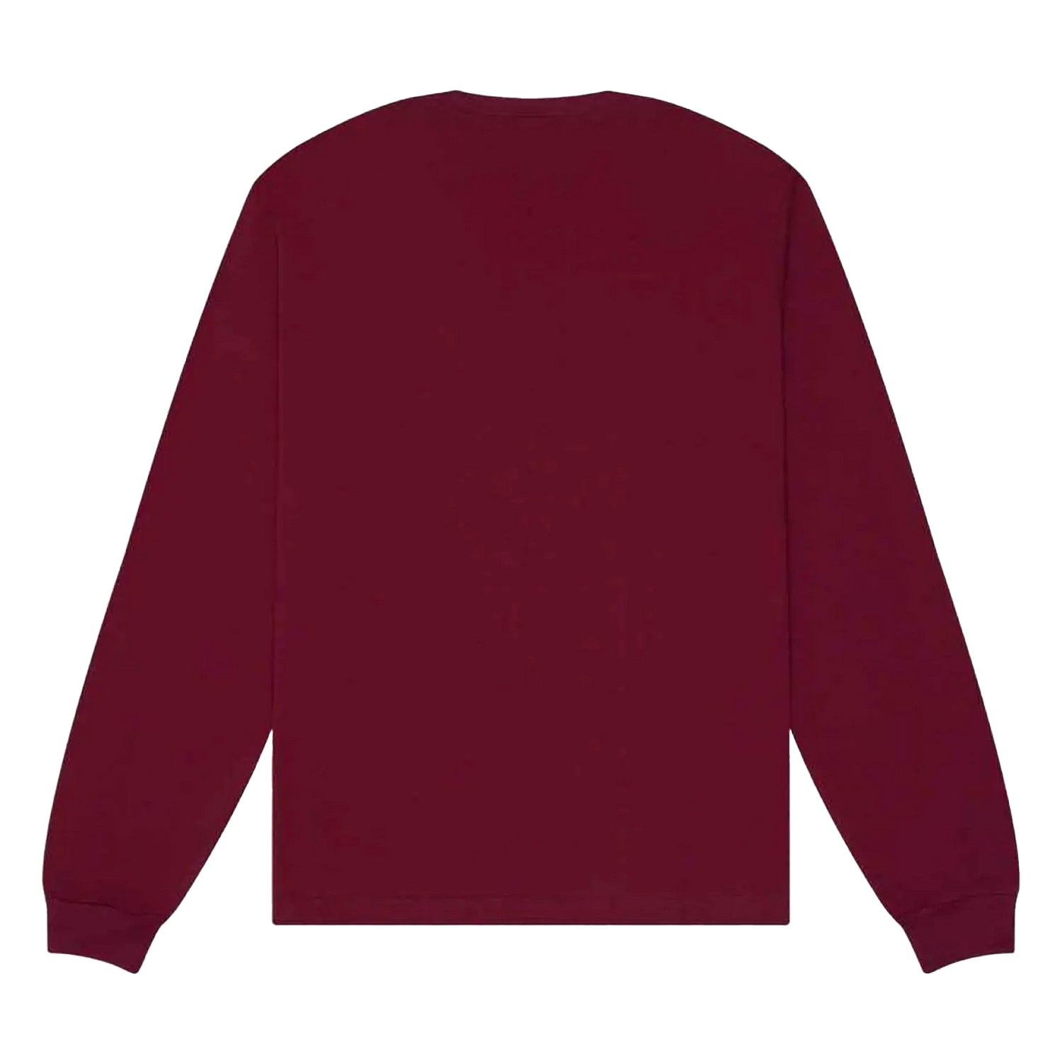 Maroon - Back - Bella + Canvas Unisex Adult Heavyweight Boxy Long-Sleeved T-Shirt