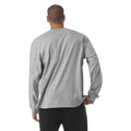 Dark Grey - Back - Bella + Canvas Unisex Adult Heavyweight Boxy Long-Sleeved T-Shirt