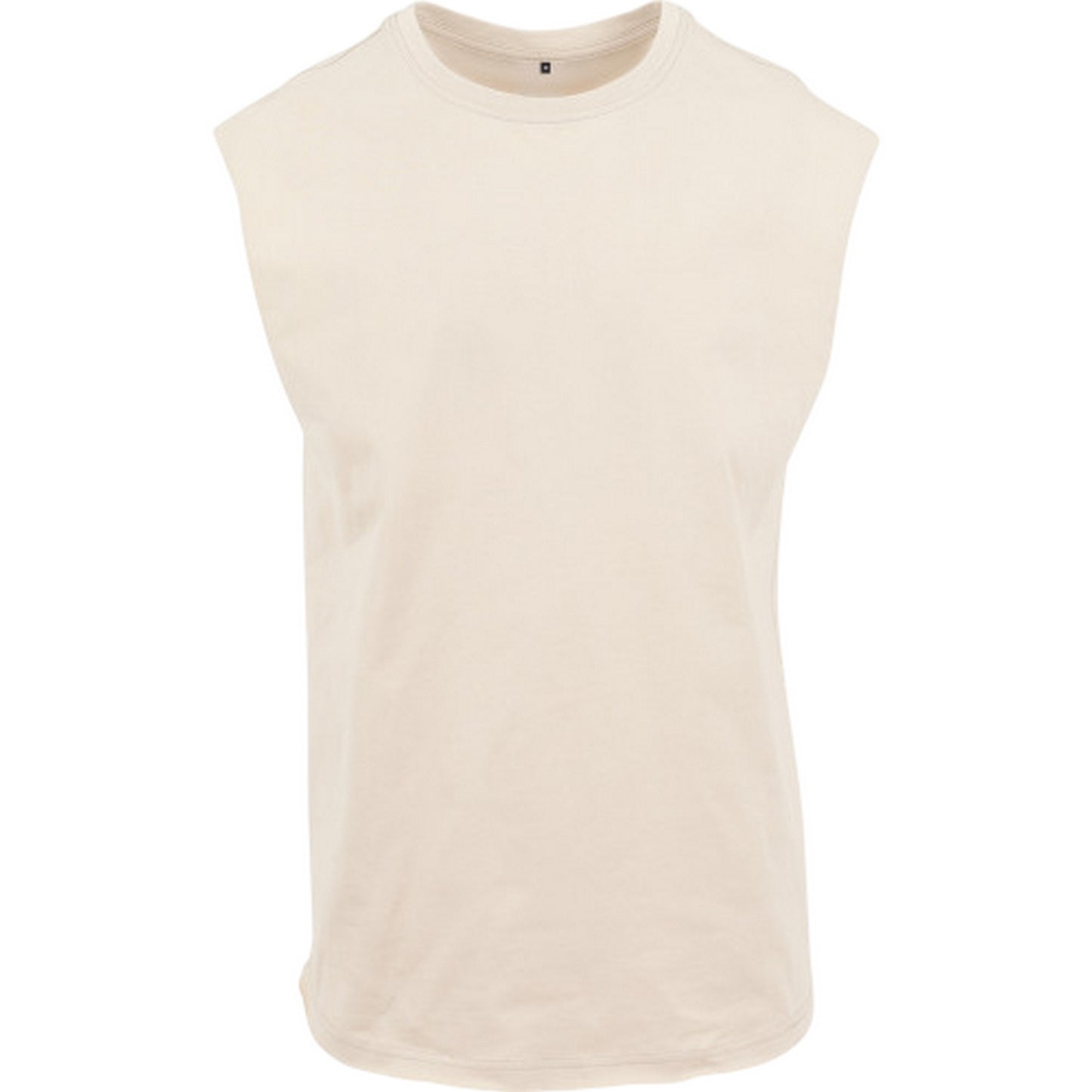 Sand - Front - New Morning Studios Mens Plain Sleeveless T-Shirt