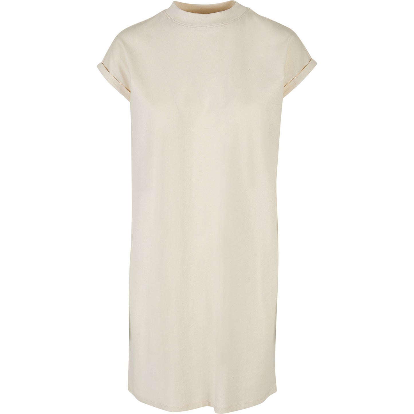 Sand - Front - New Morning Studios Womens-Ladies T-Shirt Dress