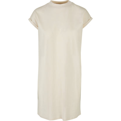 Sand - Front - New Morning Studios Womens-Ladies T-Shirt Dress