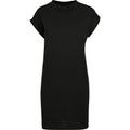 Black - Front - New Morning Studios Womens-Ladies T-Shirt Dress