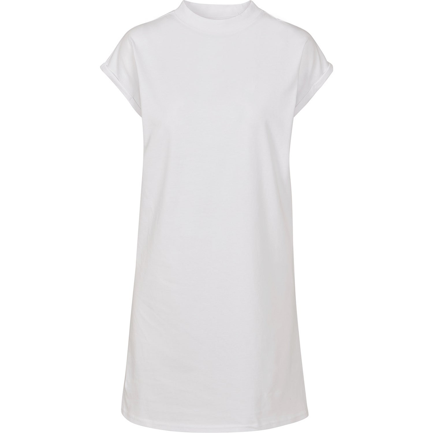 White - Front - New Morning Studios Womens-Ladies T-Shirt Dress