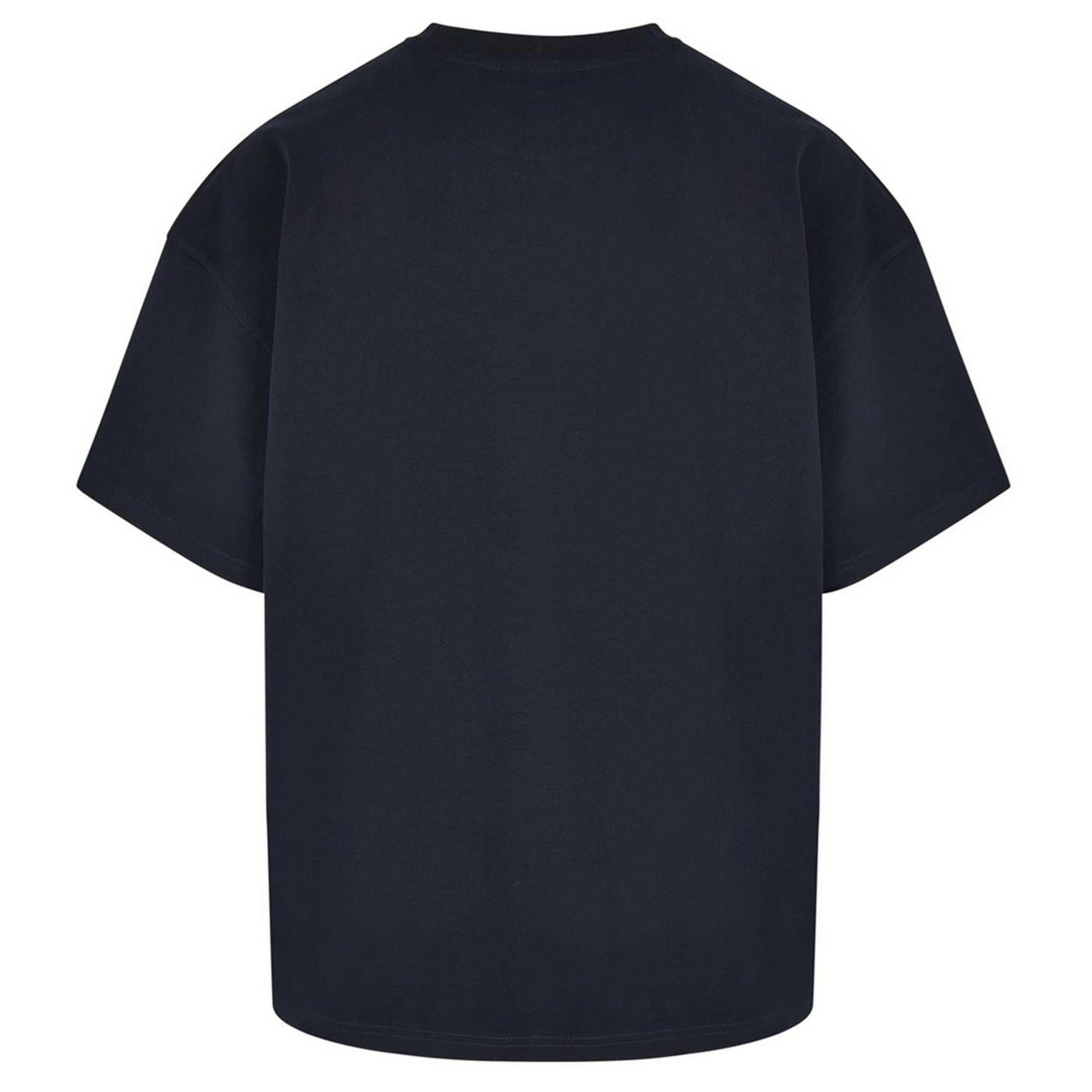 Navy - Back - New Morning Studios Mens Jersey Cotton Oversized T-Shirt