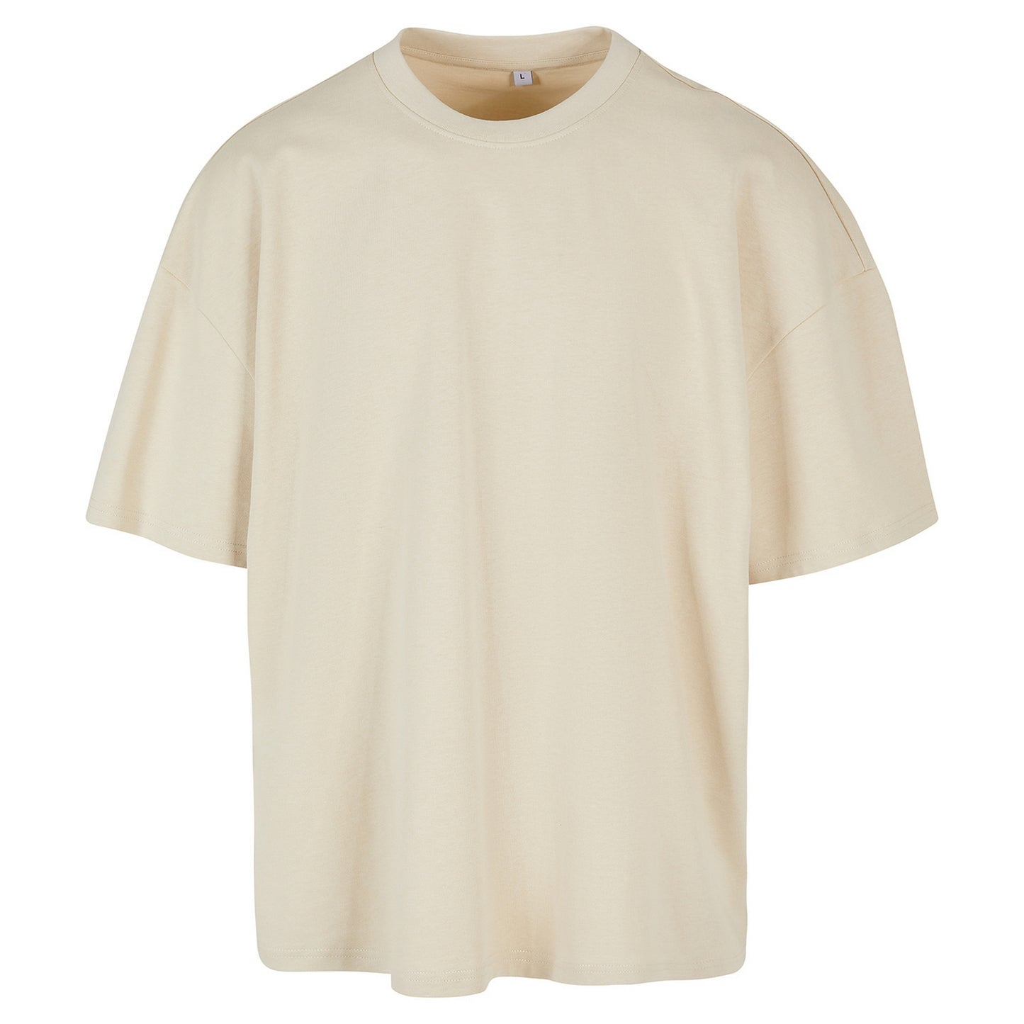 Sand - Front - New Morning Studios Mens Jersey Cotton Oversized T-Shirt