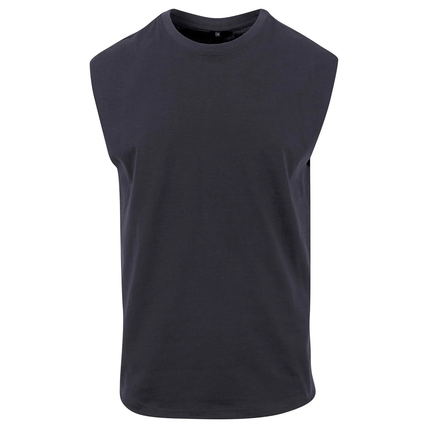 Navy - Front - New Morning Studios Mens Sleeveless T-Shirt