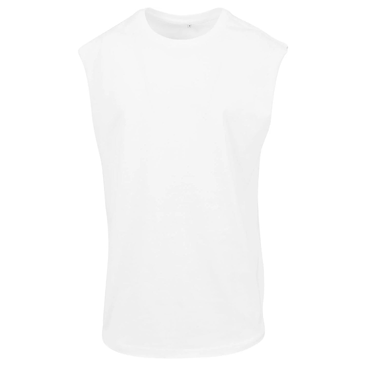 White - Front - New Morning Studios Mens Sleeveless T-Shirt