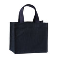 French Navy - Front - Nutshell Plain Jute Tote