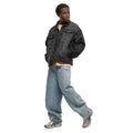 Black Washed - Lifestyle - Build Your Brand Mens Boxy Denim Jacket