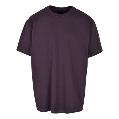 Plum Purple - Front - New Morning Studios Unisex Adult Jersey Oversized T-Shirt