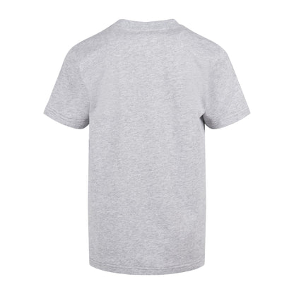 Heather Grey - Back - Build Your Brand Childrens-Kids Basic Organic T-Shirt