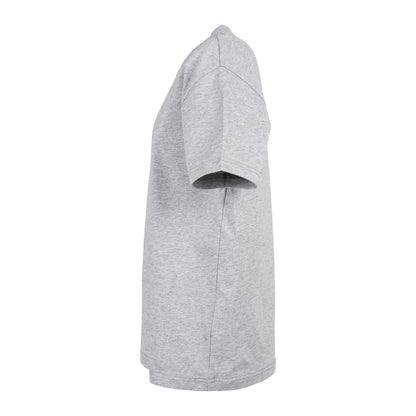 Heather Grey - Side - Build Your Brand Childrens-Kids Basic Organic T-Shirt