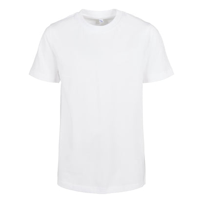 White - Front - Build Your Brand Childrens-Kids Basic Organic T-Shirt