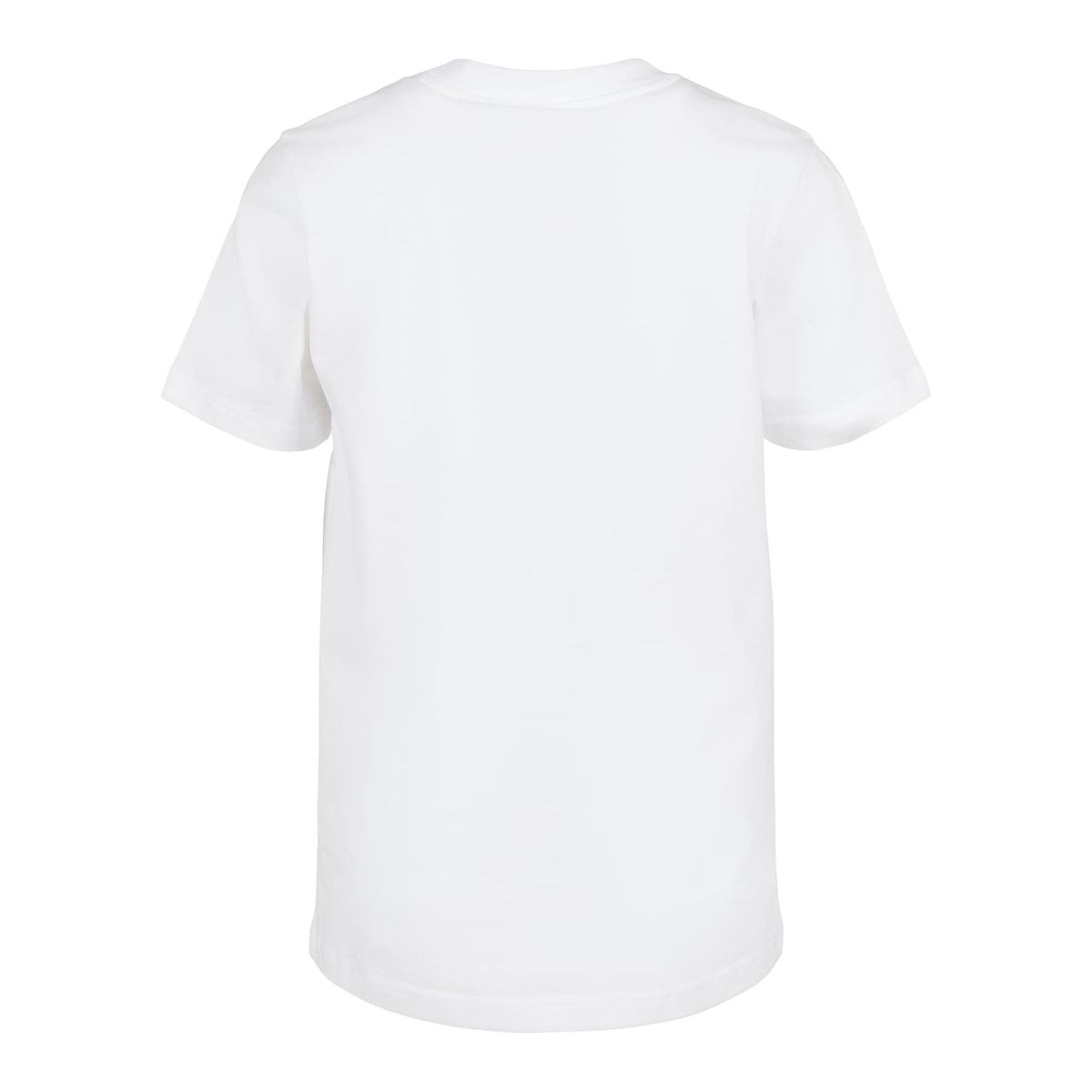 White - Back - Build Your Brand Childrens-Kids Basic Organic T-Shirt