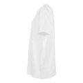White - Side - Build Your Brand Childrens-Kids Basic Organic T-Shirt