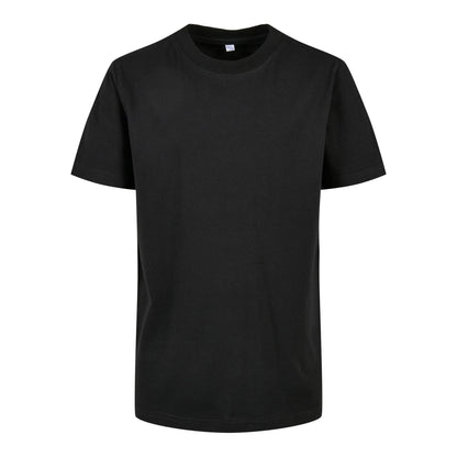 Black - Front - Build Your Brand Childrens-Kids Basic Organic T-Shirt