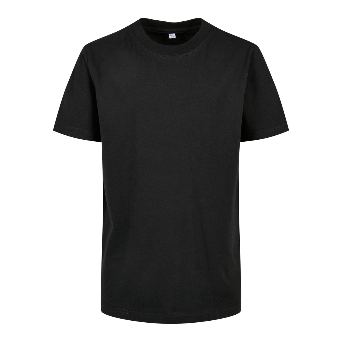 Black - Front - Build Your Brand Childrens-Kids Basic Organic T-Shirt