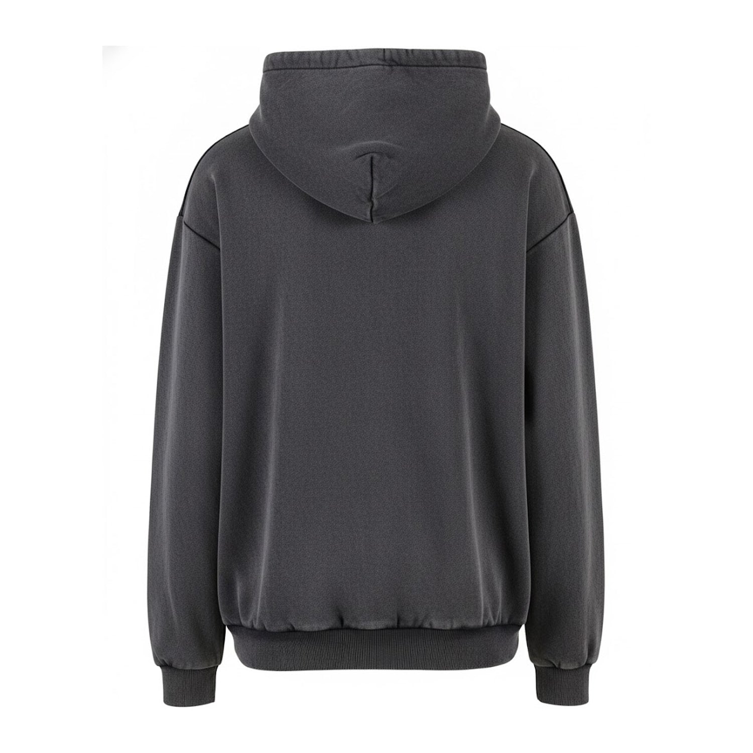 Magnet Grey - Back - Build Your Brand Mens Vintage Heavyweight Hoodie