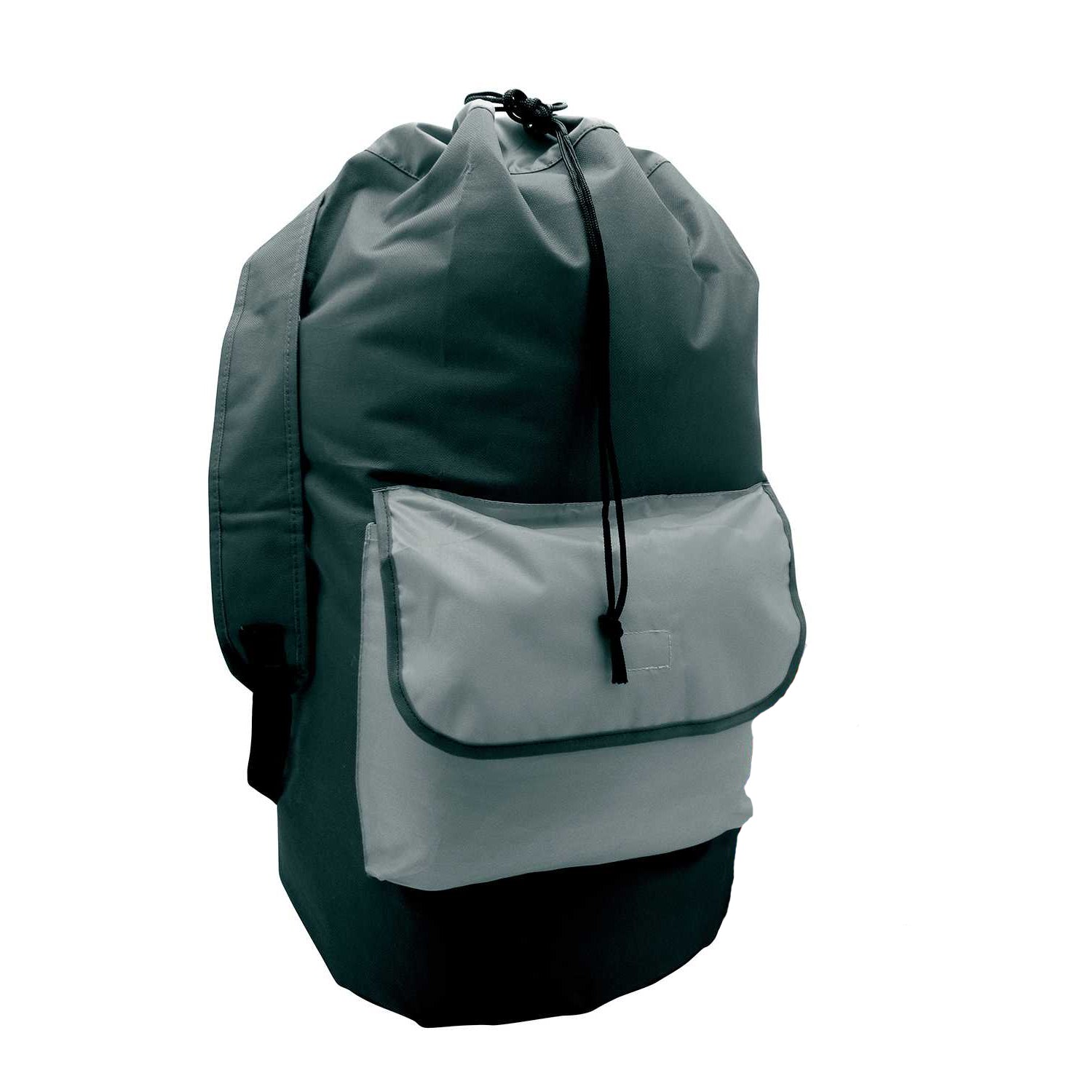 Black - Back - H&L Colour Block Laundry Bag