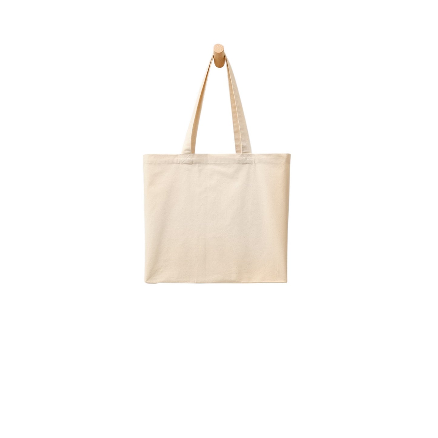 Natural - Back - Nutshell Cruise Recycled 11L Tote Bag & Purse Set