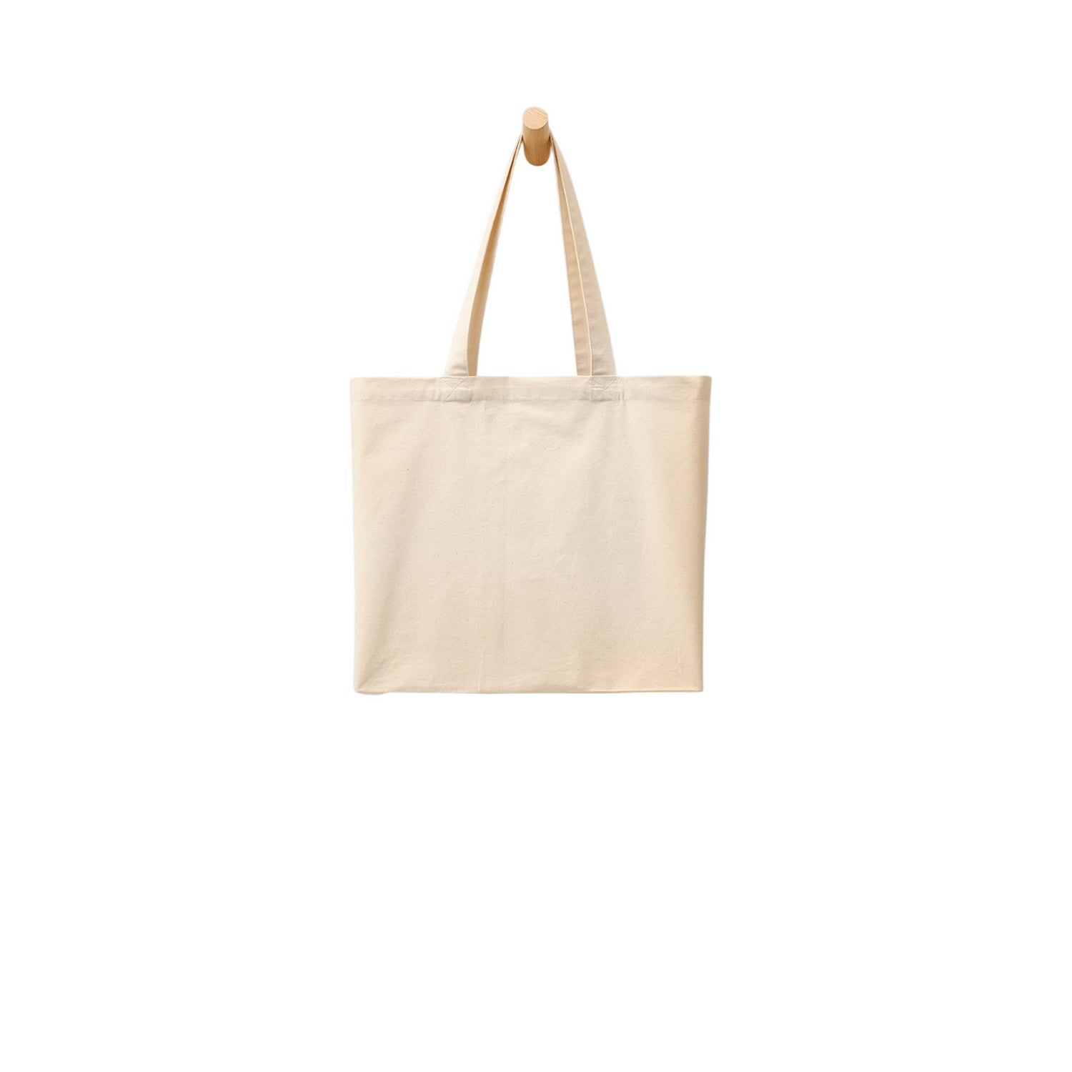 Natural - Back - Nutshell Cruise Recycled 11L Tote Bag & Purse Set