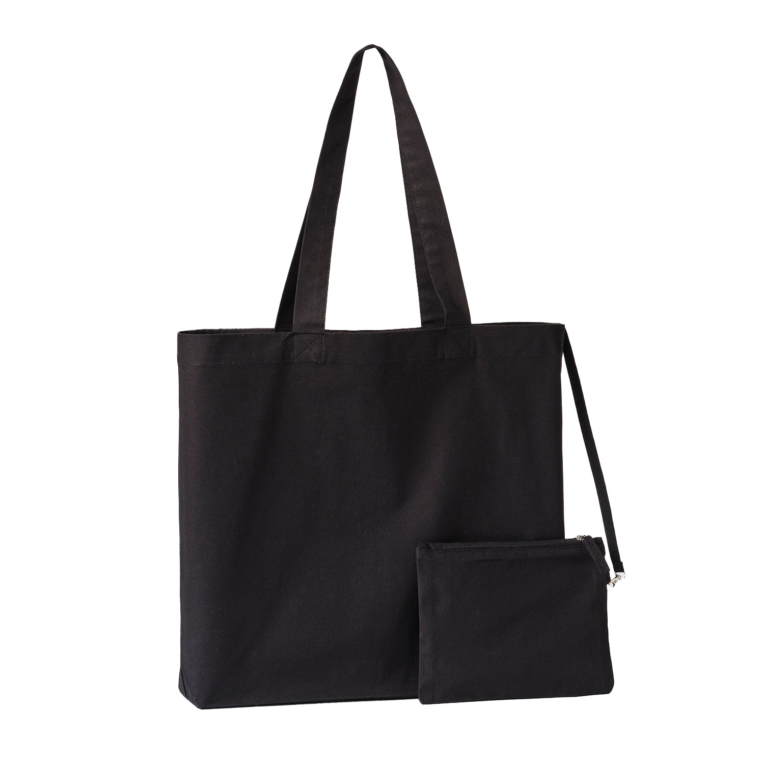 Black - Front - Nutshell Cruise Recycled 11L Tote Bag & Purse Set