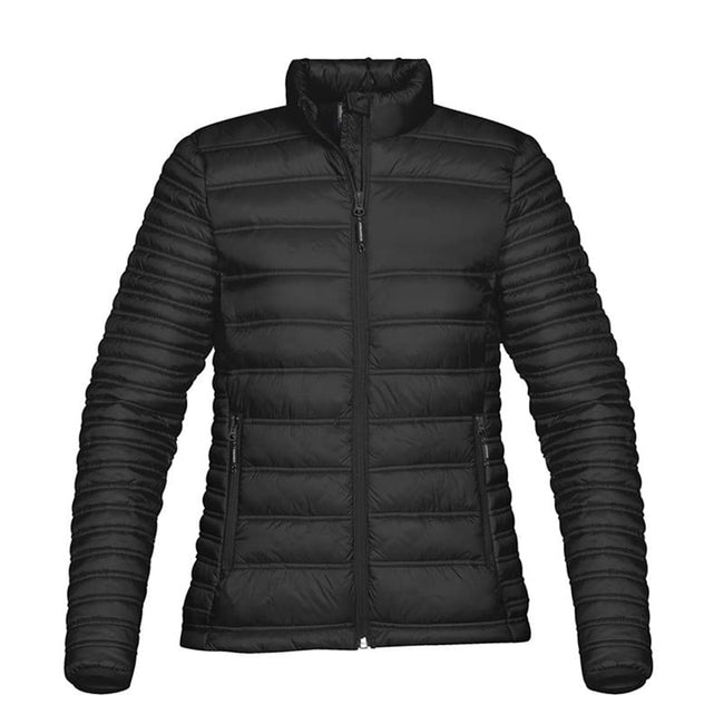 Black - Front - Stormtech Womens-Ladies Basecamp Thermal Jacket