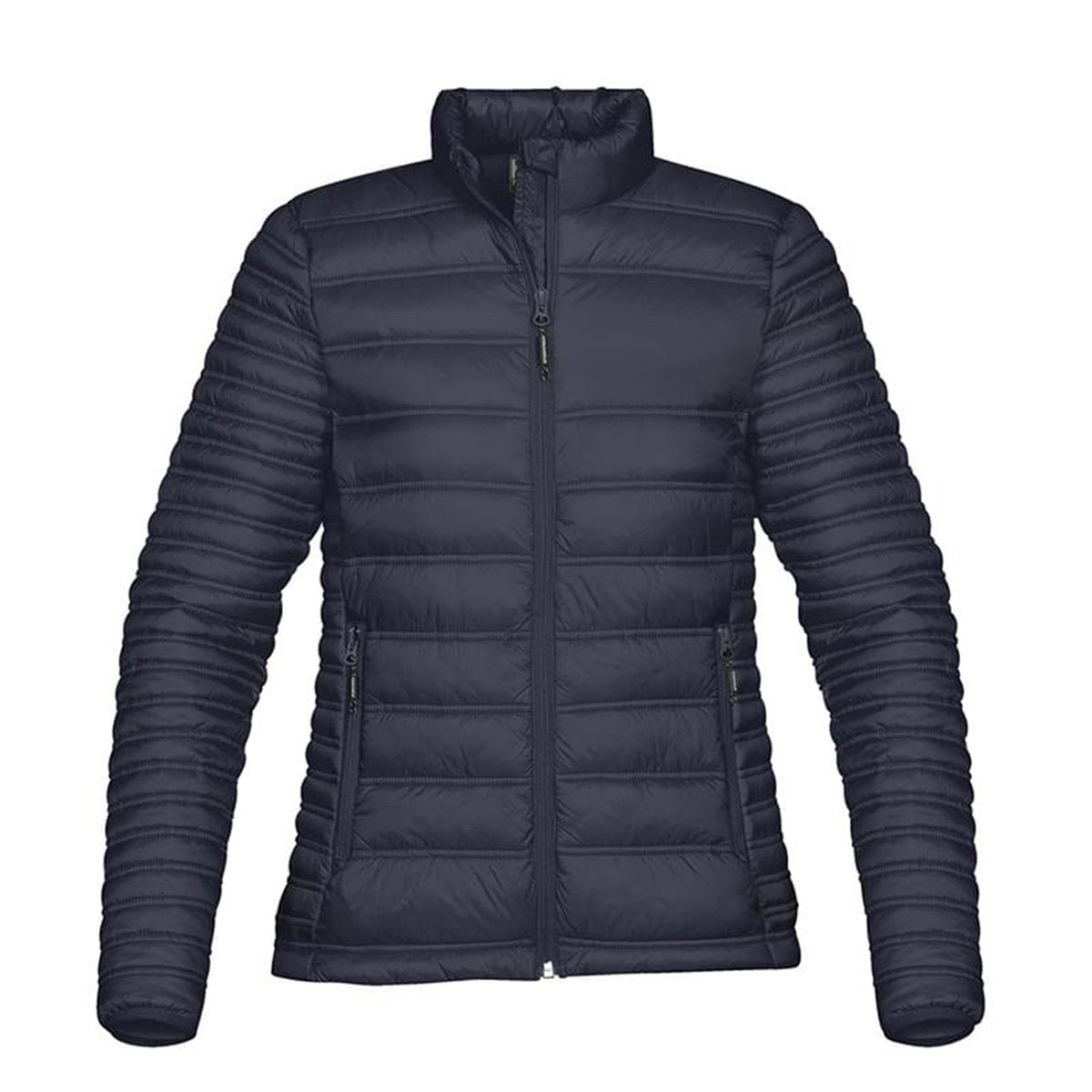 Navy - Front - Stormtech Womens-Ladies Basecamp Thermal Jacket