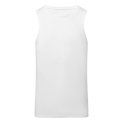 White - Front - TriDri Mens Ion-Charge Performance Vest Top